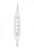 STONE RHINESTONE BRACELET