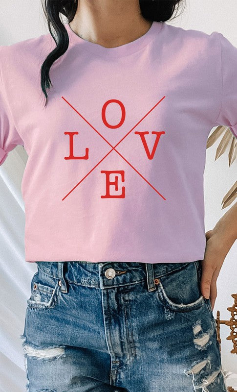 Love Valentines Day PLUS SIZE Graphic Tee T-Shirt