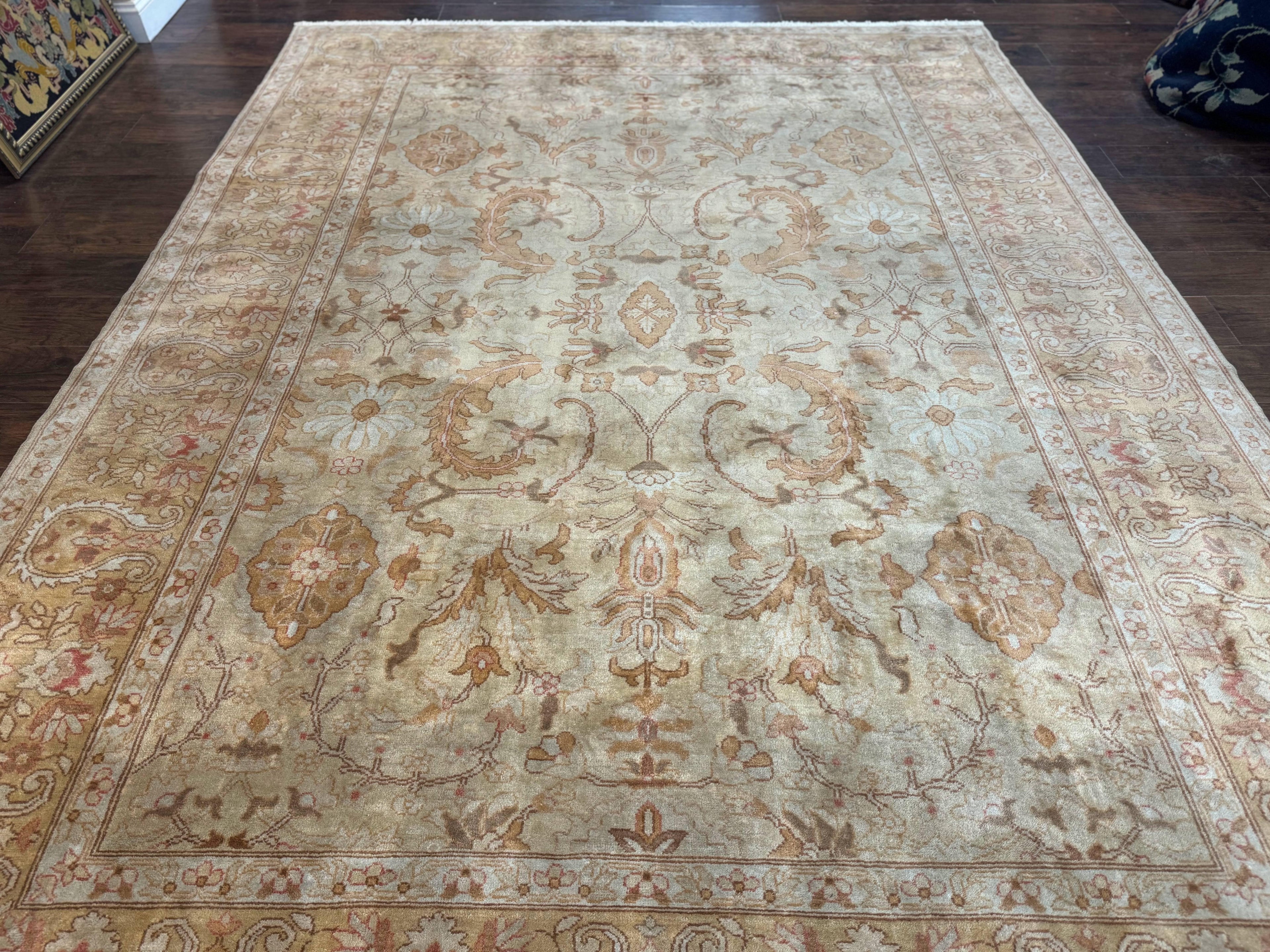Turkish Oushak Rug 8 x 11.6