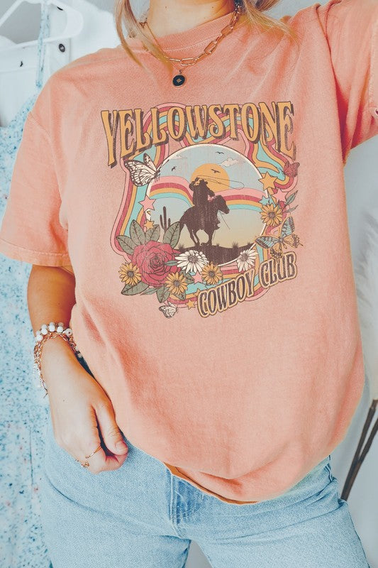 Cowboy Club Comfort Colors Graphic Tee T-Shirt