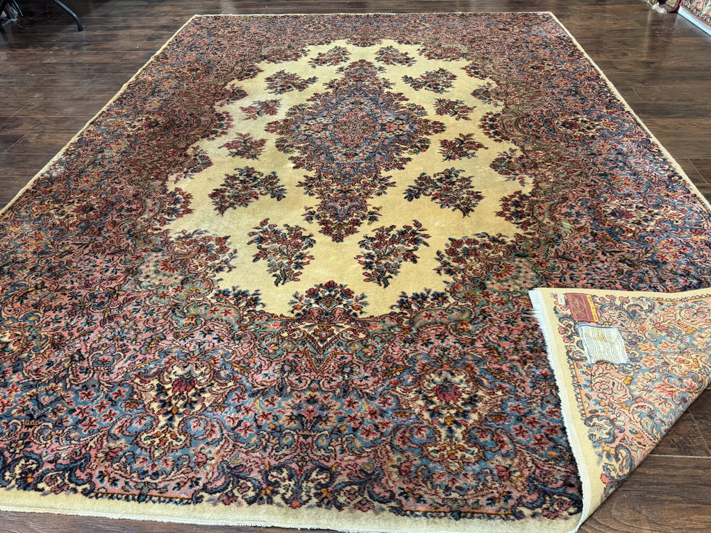 Karastan Kirman Rug #781, Antique Karastan Oriental Carpet 8.8 x 12, Wool Area Rug, Original Collection 700 Series, Rare Discontinued