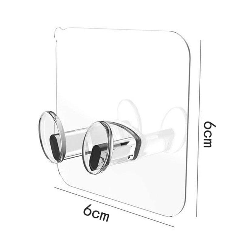 5/10/20 Pcs Wall Storage Hook Punch-free Power Plug Socket Holder Kitchen Stealth Hook Wall Adhesive Hanger Bathroom Wall Storage Hook Power Plug Socket Holder Wall Adhesive Hanger Home Office