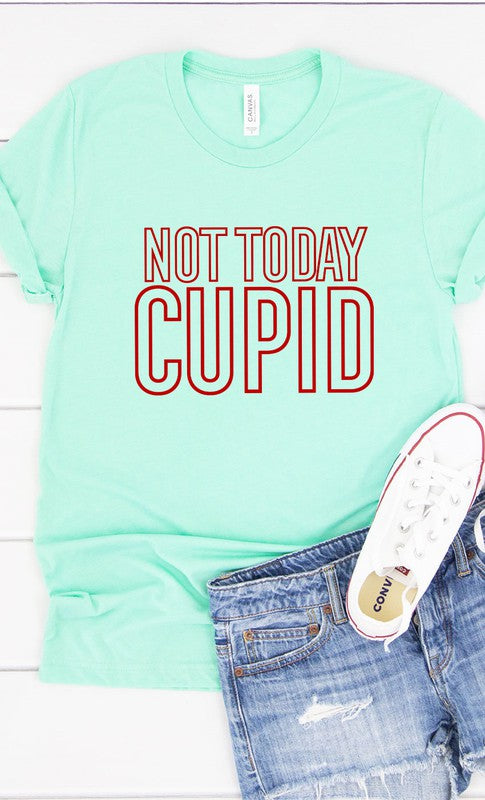 Not Today Cupid Graphic Tee T-Shirt PLUS