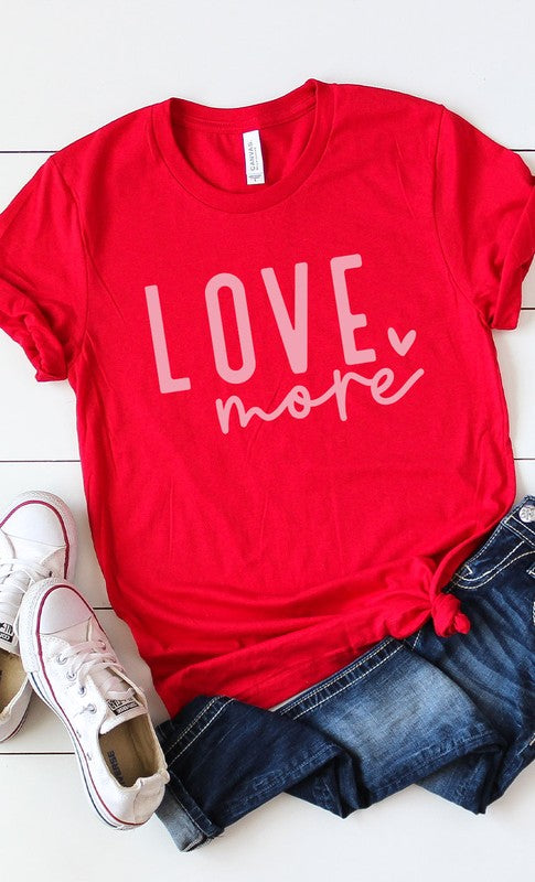 Love More Graphic Tee T-Shirt PLUS