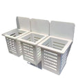 Fish tank colonization basket-white-1 piece