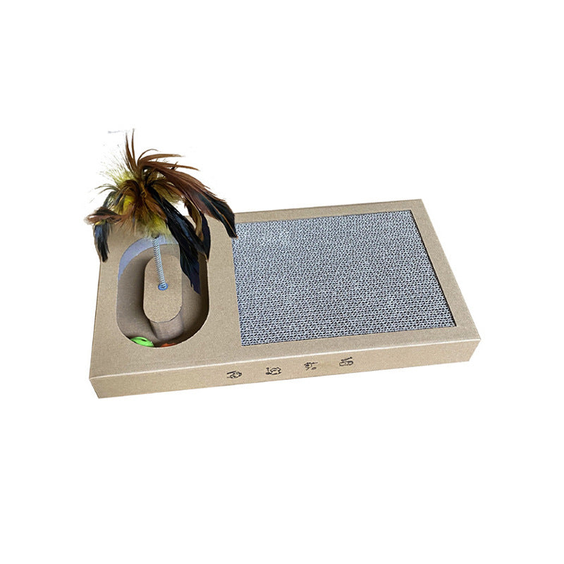 Pet Cat Toy Corrugated Paper Grinding Claw Board
