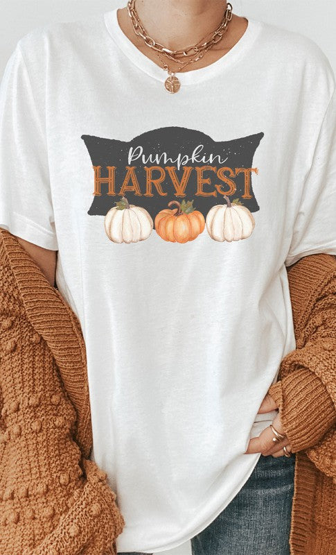 Vintage Pumpkin Harvest Graphic Tee T-Shirt