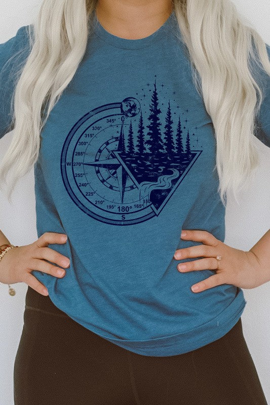 Forest River World Compass Navigator Graphic Tee T-Shirt
