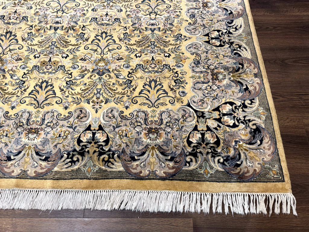 Pak Persian Rug 8x10, Allover Pattern, Fine 225 KPSI, Cream