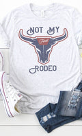 Vintage Not My First Rodeo Graphic Tee T-Shirt PLUS