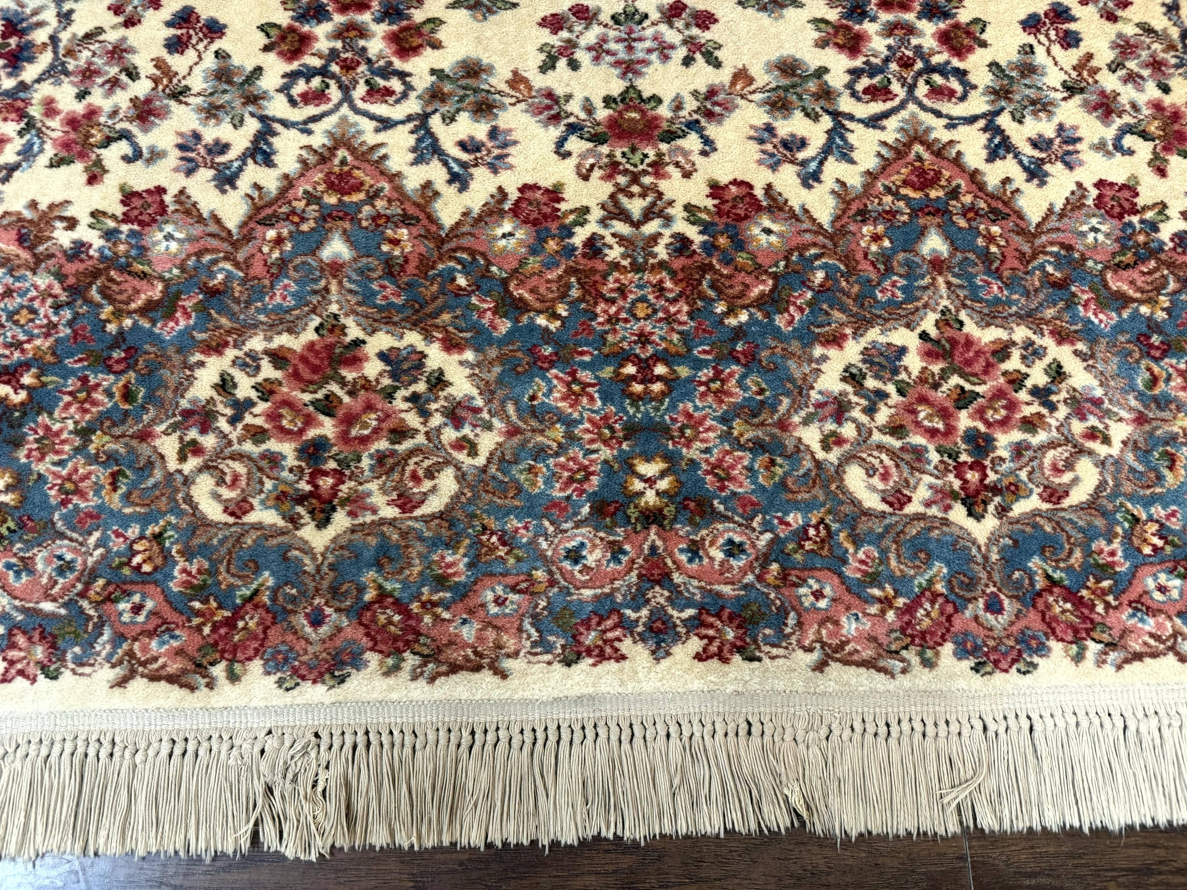 Karastan Rug 8.8 x 12 Ivory Kirman #788, Original 700 Series, Wool Karastan Carpet, Karastan Area Rug, Vintage Karastan, Living Room Rug
