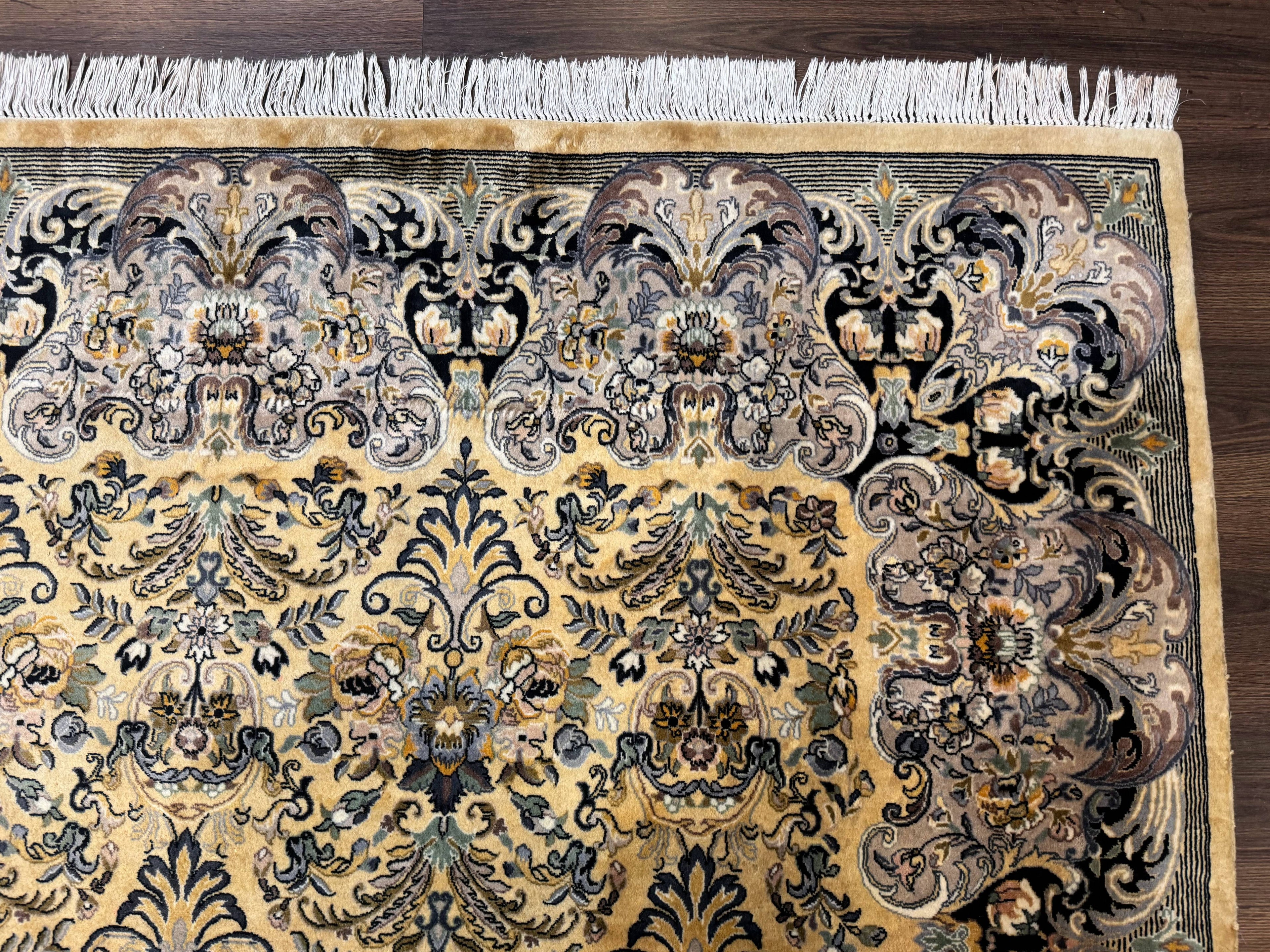 Pak Persian Rug 8x10, Allover Pattern, Fine 225 KPSI, Cream