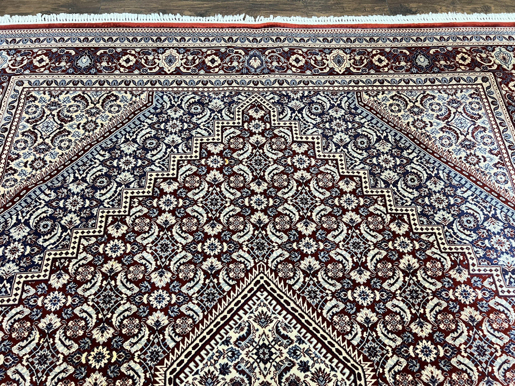 Karastan Rug 8x10, Kara Shah Red Bidjar, Belgium Power Loomed Rug, Wool Pile Karastan Rug, Vintage