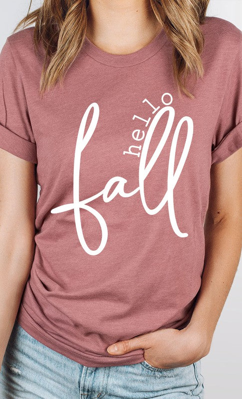 Hello Fall Graphic Tee T-Shirt