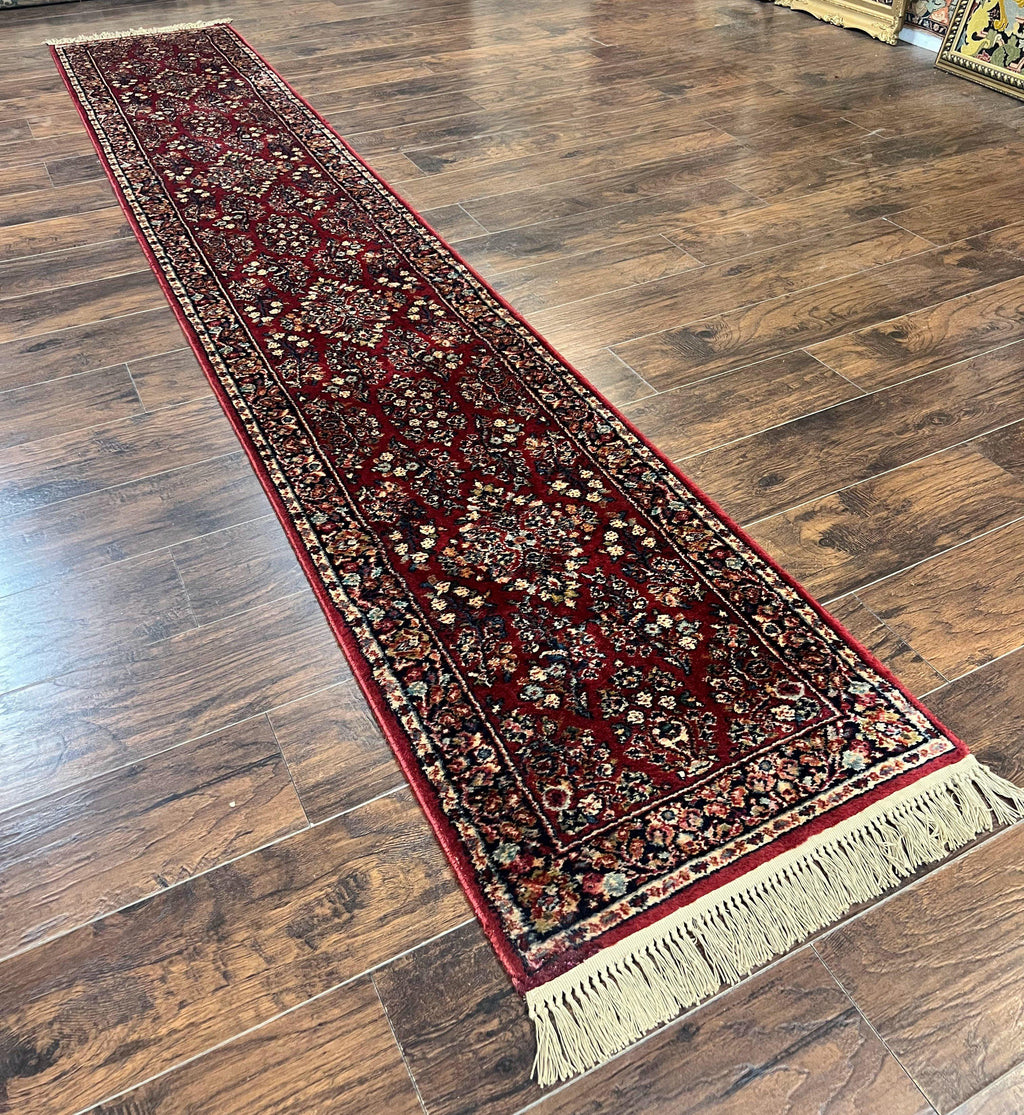 Antique Karastan Runner Rug 2x12, Karastan Sarouk #785, Original Collection, 700 Series, 2 x 12 Runner for Hallway, Wool Karastan Rug, Rare