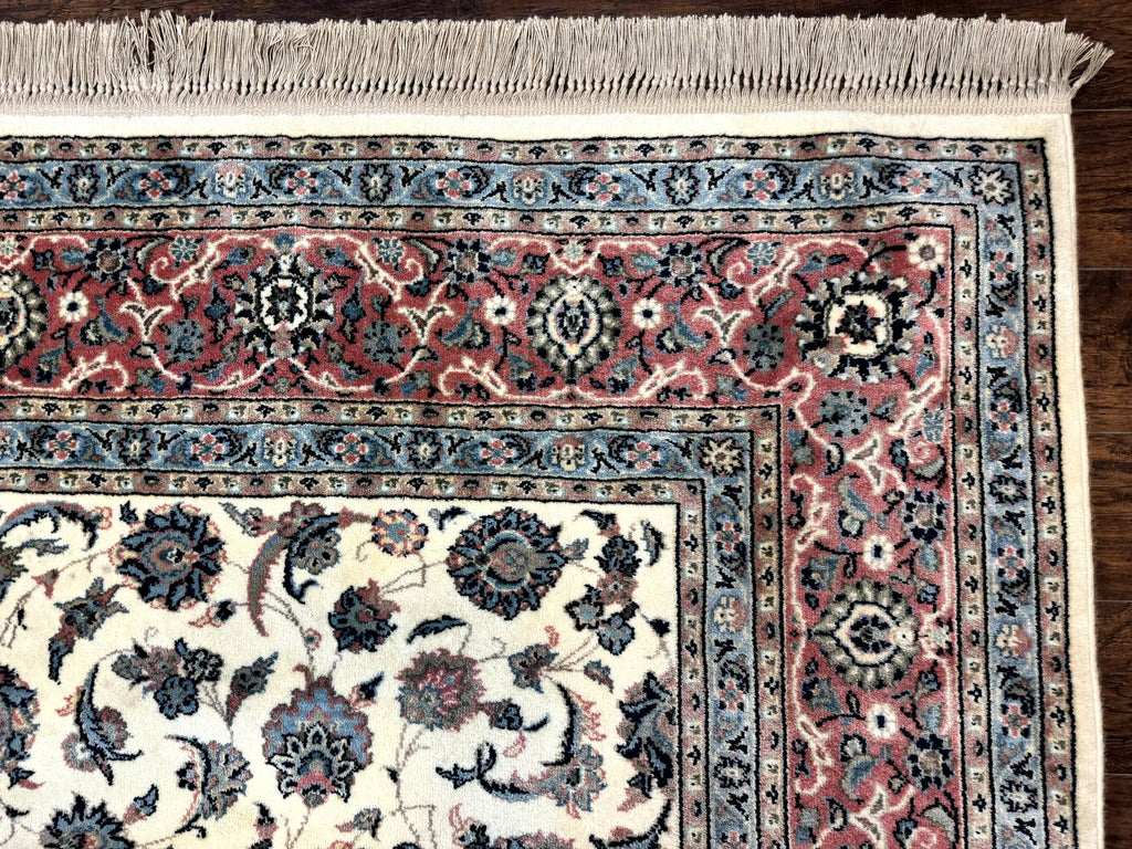 Karastan Rug 8.8 x 12, Ivory Rose Kashan #768, Wool Pile Karastan Carpet, Original 700 Series, Rare, Discontinued, Vintage