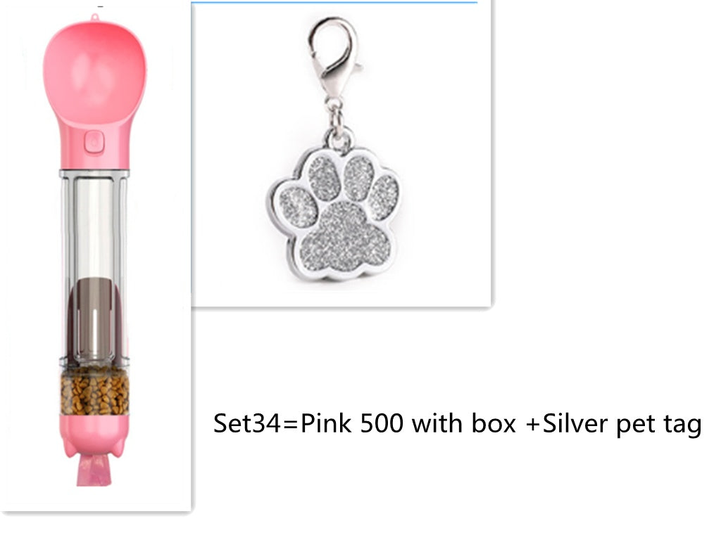 Pet multifunctional water cup Going with the dog