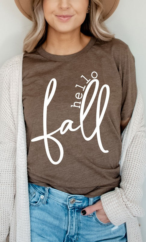 Hello Fall Graphic Tee T-Shirt