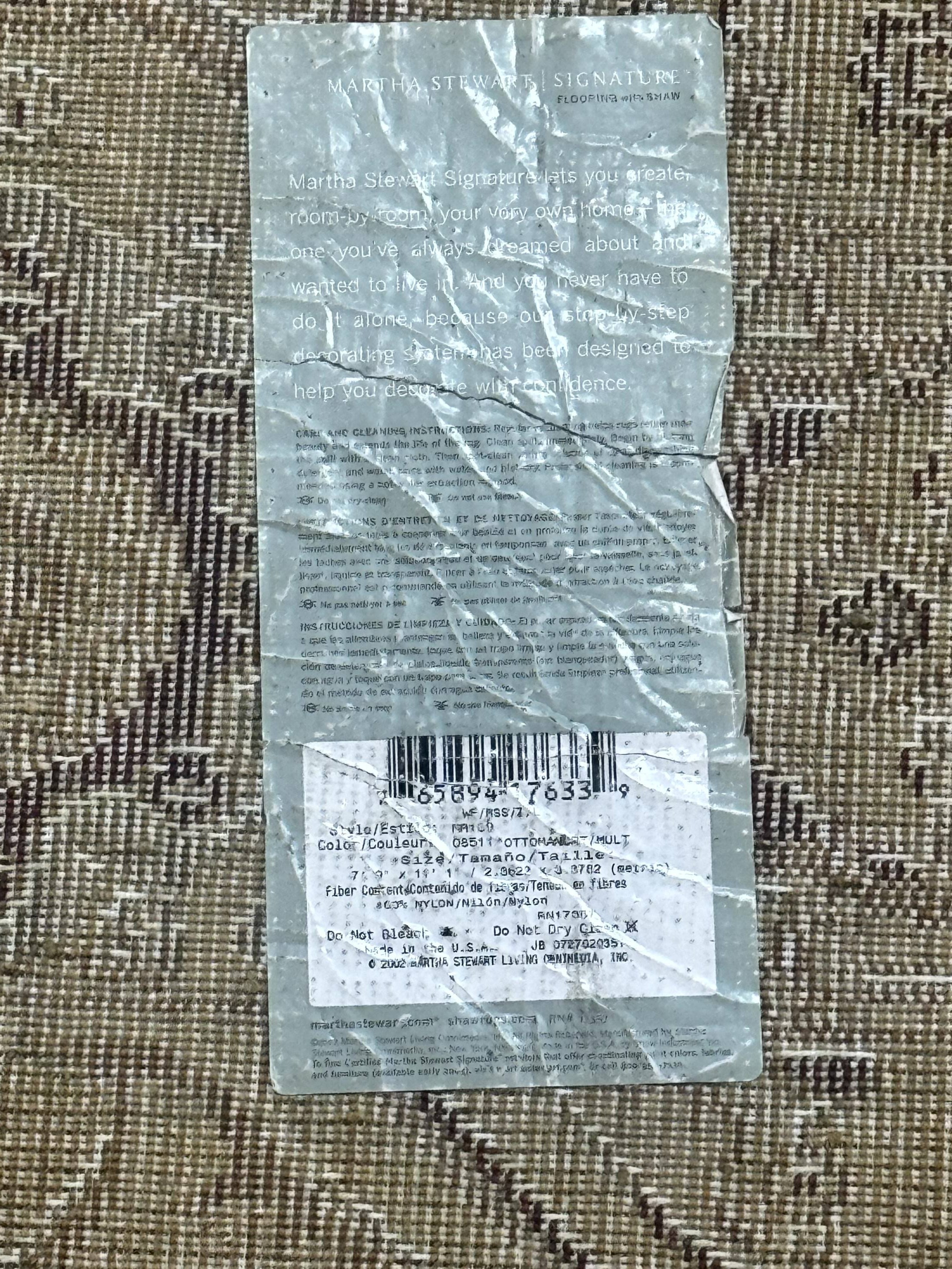 Traditional Rug 8x11, Martha Stewart Signature Collection