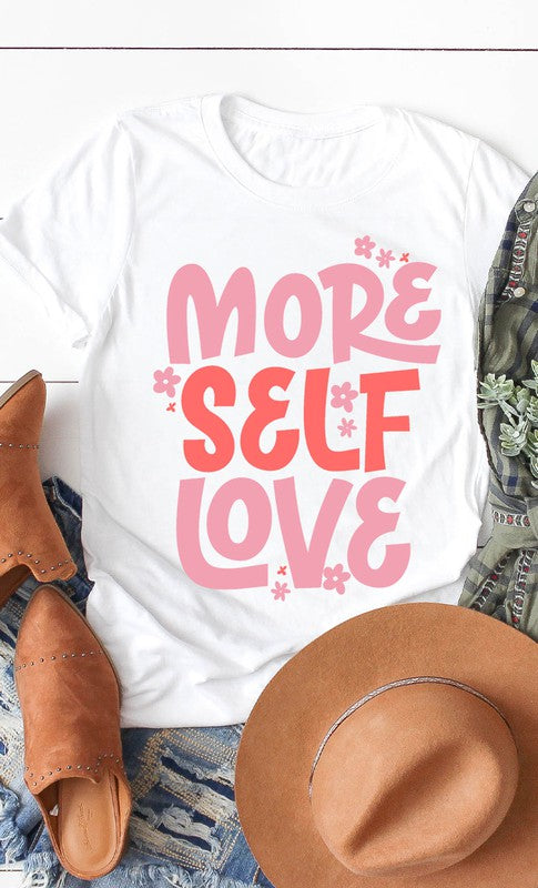 Retro More Self Love Graphic Tee T-Shirt