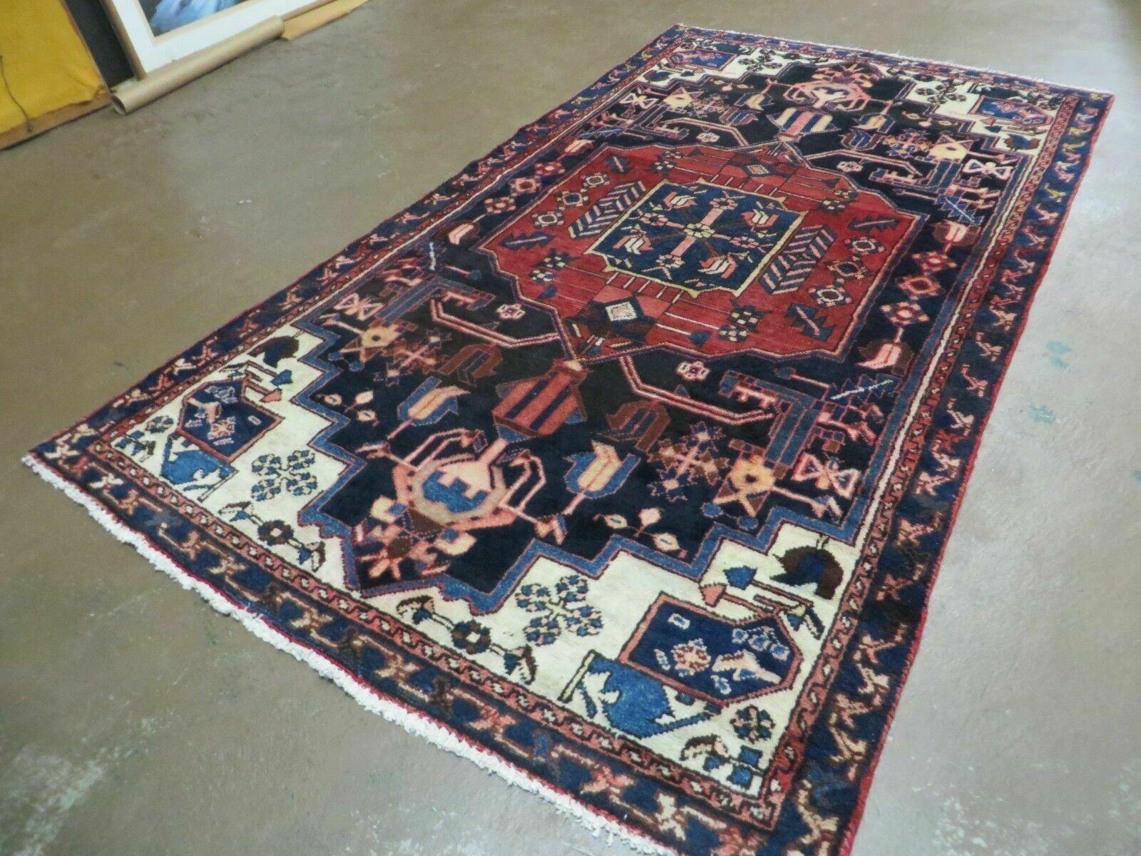4' X 7' Antique 1920 Handmade Turkish Anatolian Wool Rug Veg Dye Nice