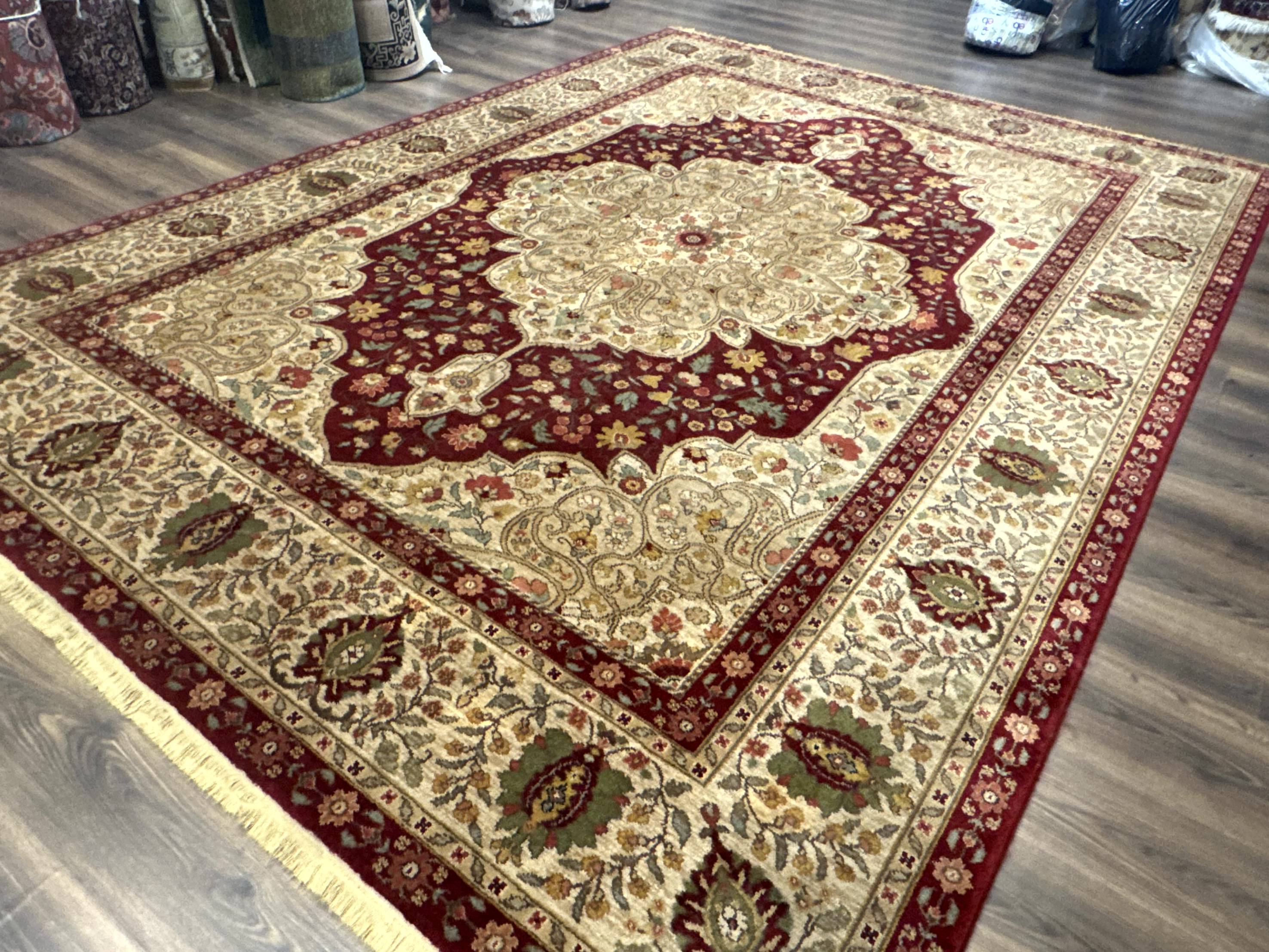 Karastan Rug 8.8 x 12, Antique Legends Royal Tabriz, Wool Pile, Vintage, Rare Design