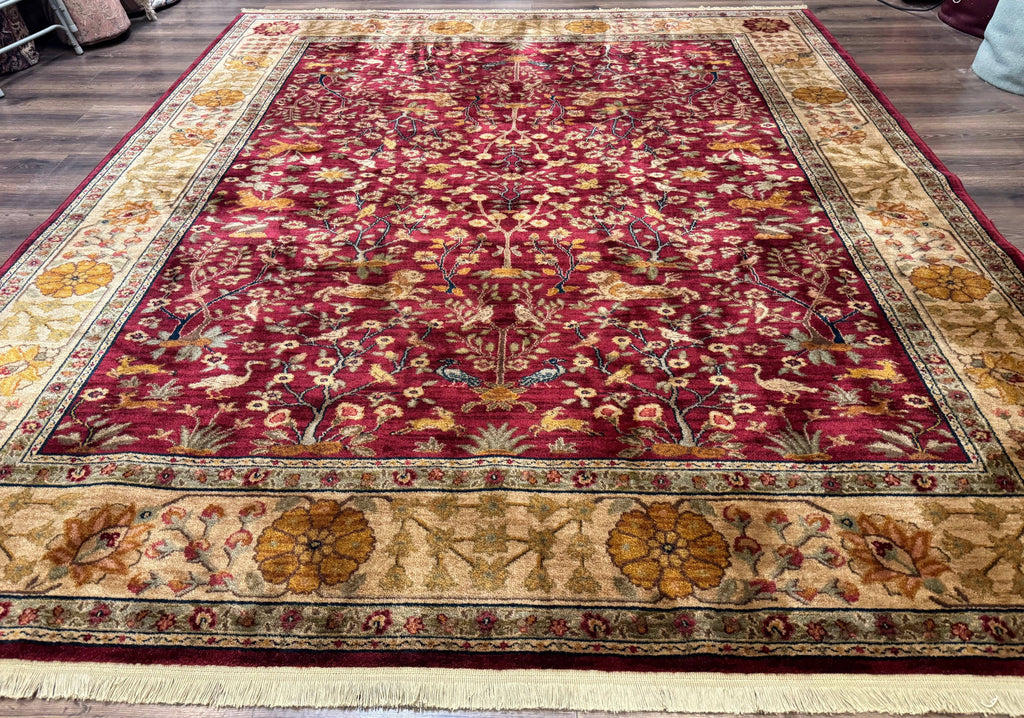 Karastan Rug 8.8 x 10, Antique Legends Emperor's Hunt 2200-204, Wool Vintage Discontinued Karastan