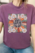 Here Comes The Sun Daisy Comfort Color Graphic Tee T-Shirt