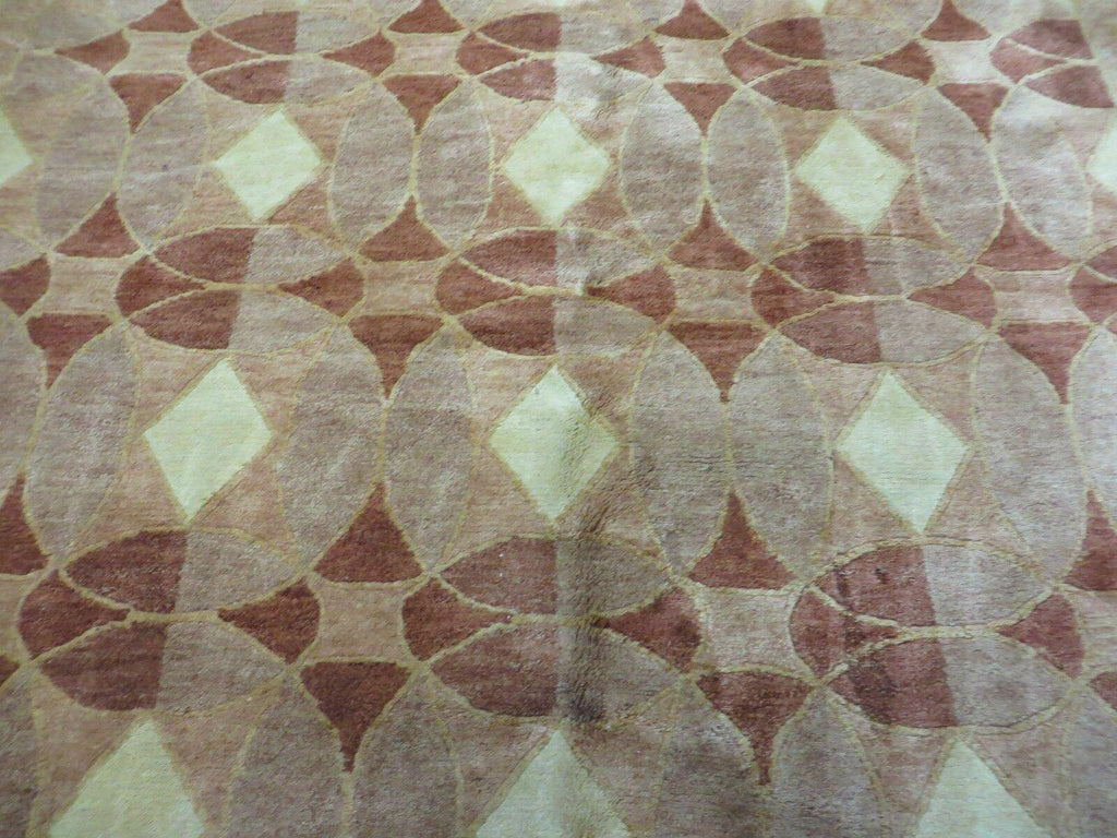 5' X 7' Modern Tibetan Nepal Art Deco Chinese Hand Knotted Wool Rug Decorative Contemporary Home Décor