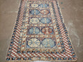 Antique Caucasian Rug 3x5, Shirvan Kazak Tribal Carpet