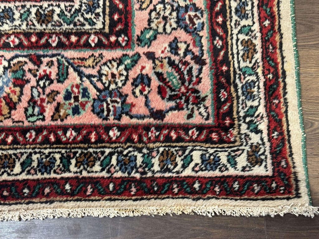 Palace Size Persian Rug 10 x 21 ft, Antique Hamadan Bibikabad Carpet, Handmade Antique Wool Oversized Rug, Ivory, Semi Open Field