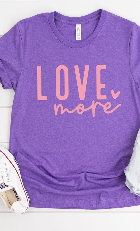 Love More Graphic Tee T-Shirt PLUS