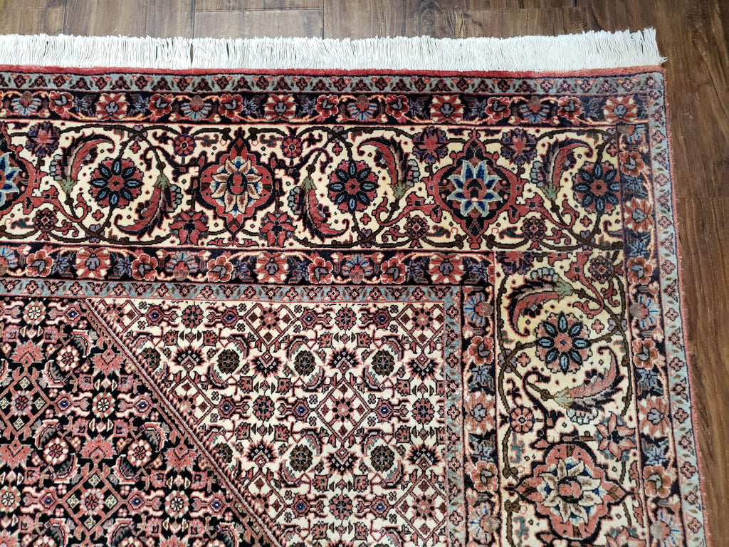 Stunning Persian Bijar Rug 8x11 - Herati Mahi Pattern