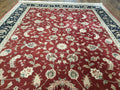 6' X 9' Vintage Fine Oriental Floral Handmade Wool Rug Vegetable Dyes Red Nice