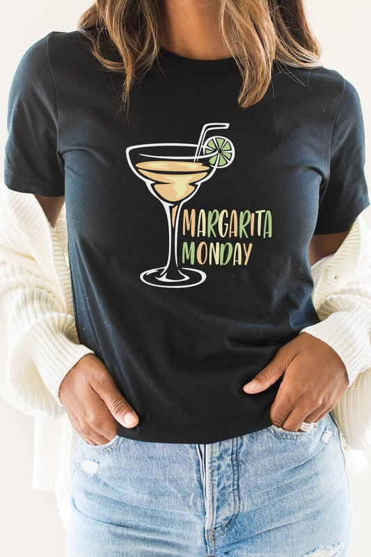 Margarita Monday Party Celebration Graphic Tee T-Shirt