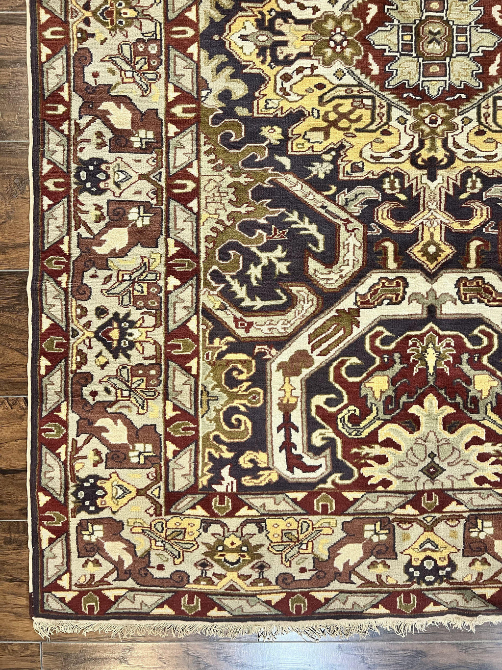 Antique Caucasian Rug, Kuba Seychour Rug, Handmade Wool Oriental Carpet, Azerbaijan Rug