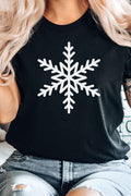 Winter Time Snowflake Chilly Snow Graphic Tee