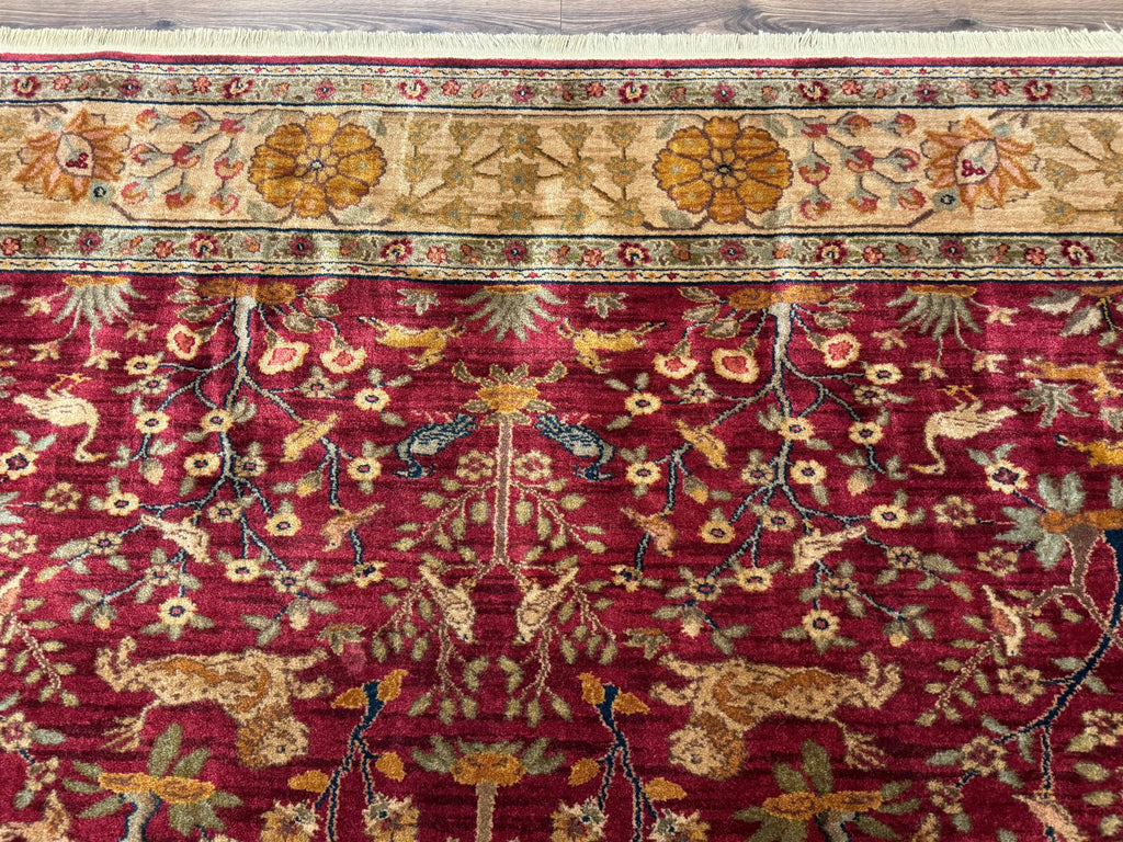 Karastan Rug 8.8 x 10, Antique Legends Emperor's Hunt 2200-204, Wool Vintage Discontinued Karastan