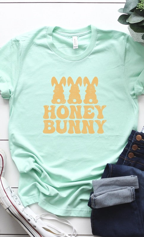 Honey Bunny Easter PLUS SIZE Graphic Tee T-Shirt