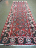 3' X 10' Antique Handmade Afghan Wool Rug Runner Veg Dye Nice