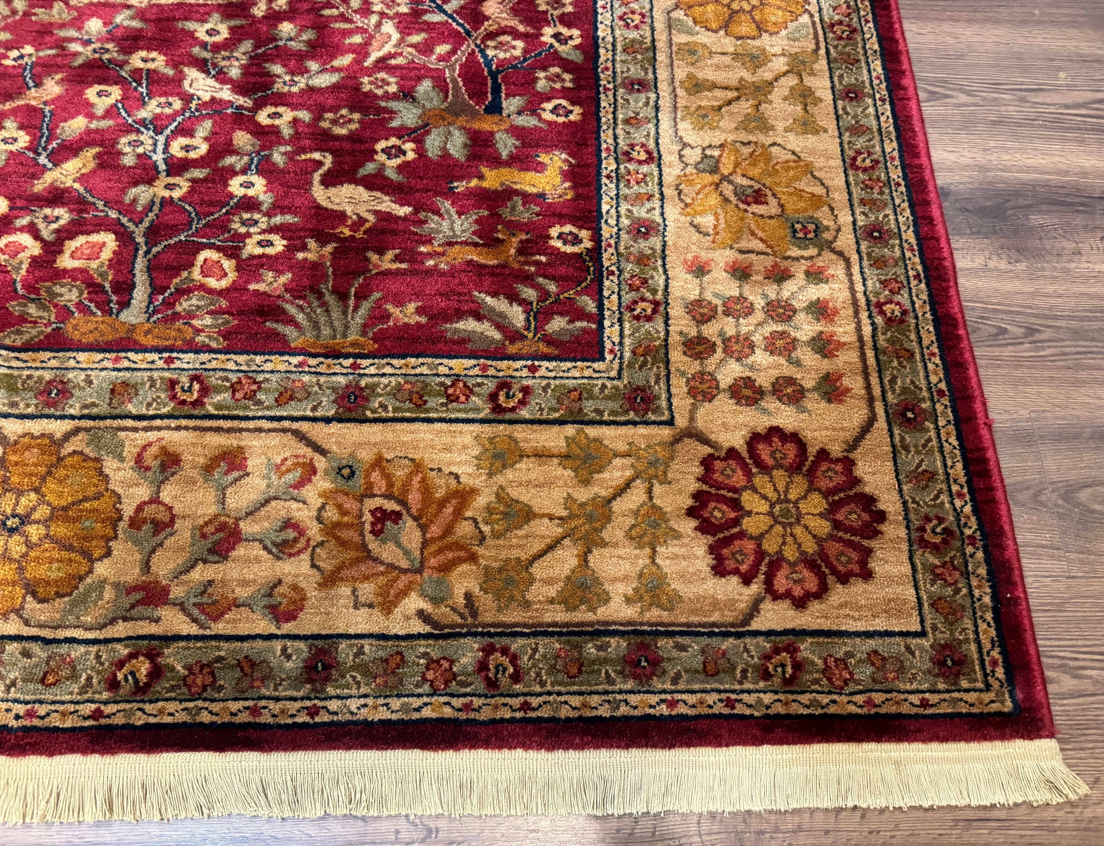 Karastan Rug 8.8 x 10, Antique Legends Emperor's Hunt 2200-204, Wool Vintage Discontinued Karastan