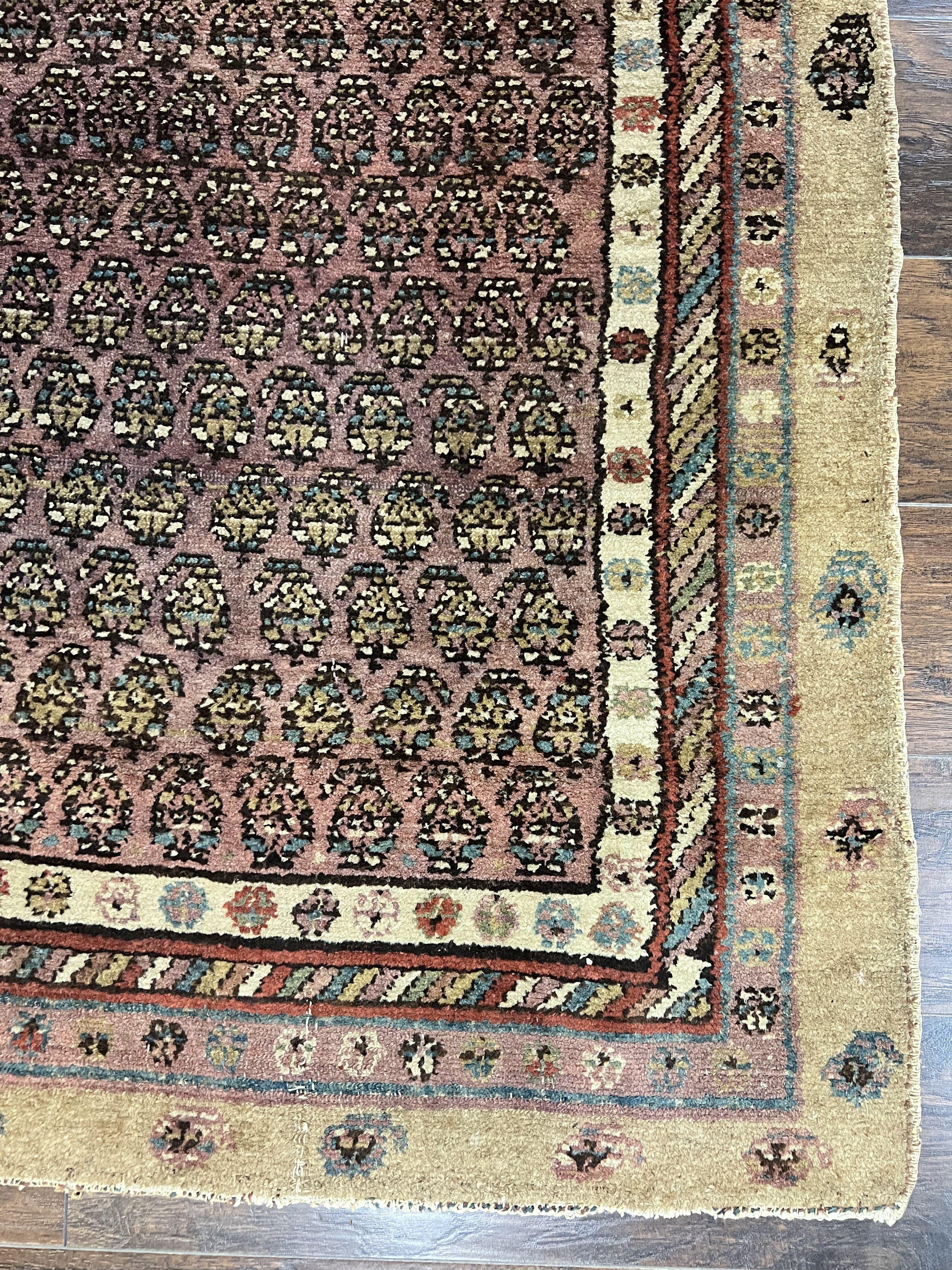 Antique Persian Sarab Runner Rug 3x11, Wool Camel Hair, Tribal Carpet for Hallway 3 x 11, Antique 1920s Rug, Handmade