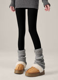 Wool Blend Lightweight Slimming Footed Tights