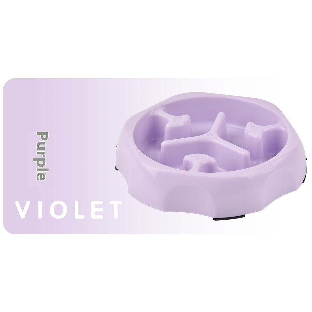 Round Slow Feeding Bowl Pet Supplies Slow Food Basin