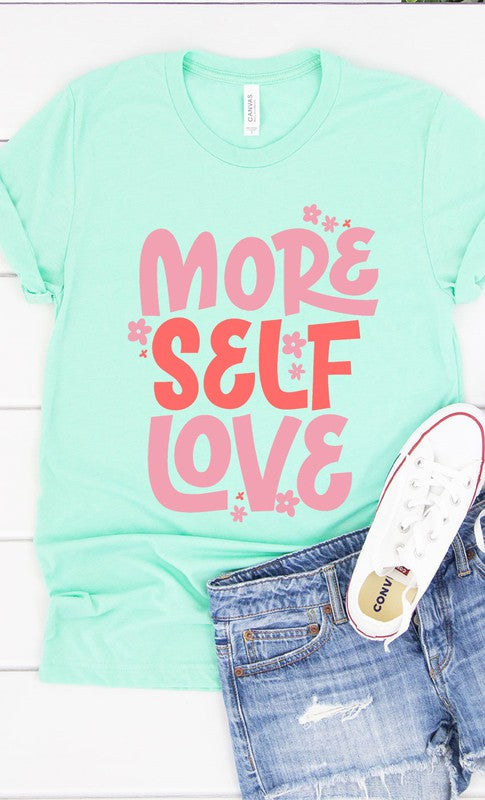 Retro More Self Love Graphic Tee T-Shirt