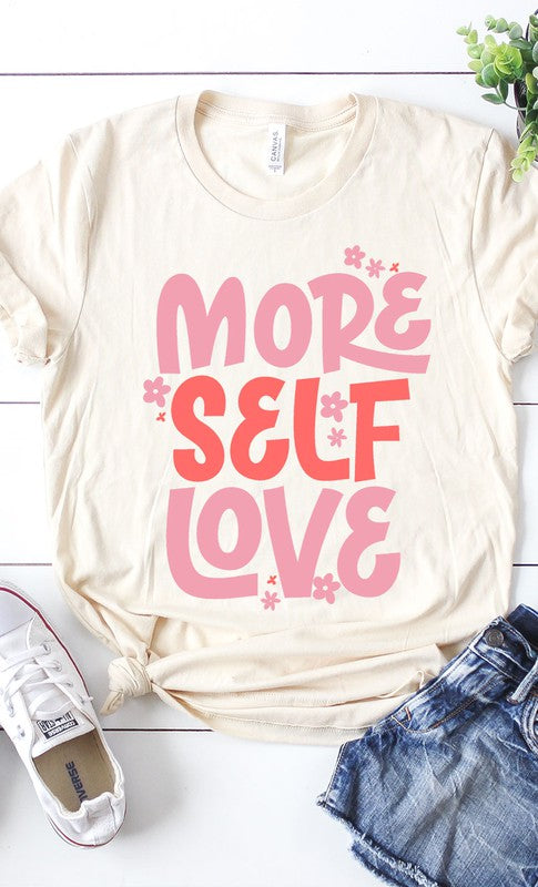 Retro More Self Love Graphic Tee T-Shirt