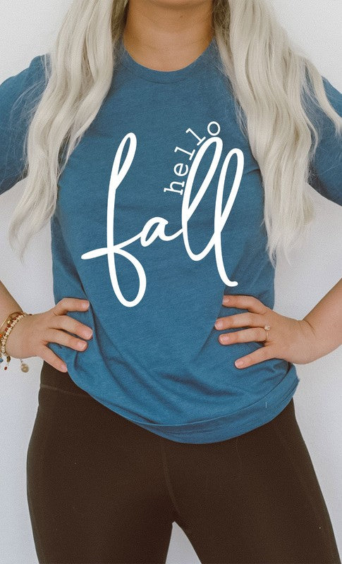Hello Fall Graphic Tee T-Shirt