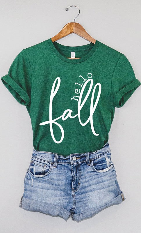 Hello Fall Graphic Tee T-Shirt