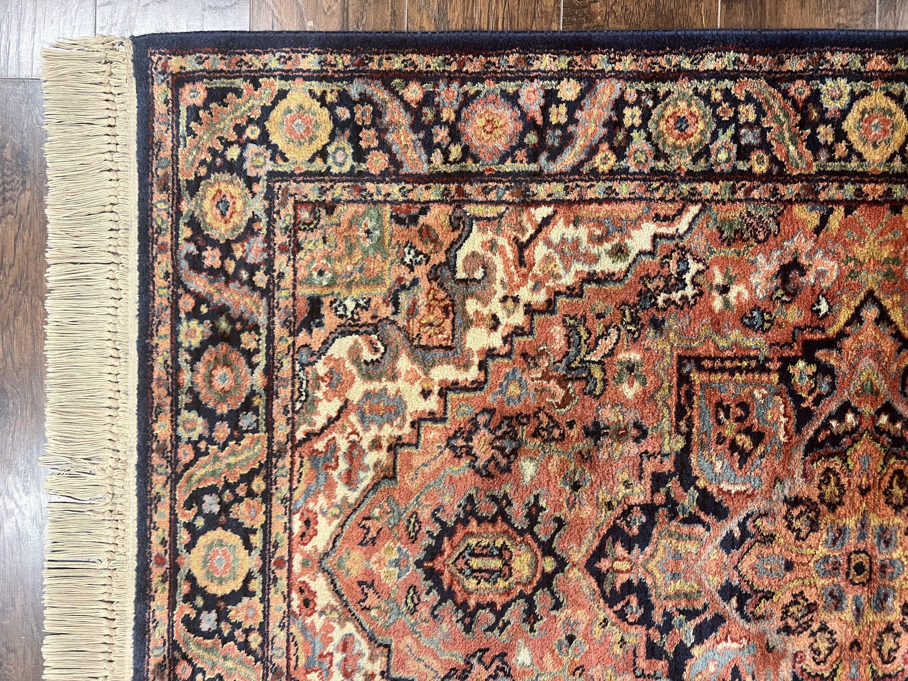 Karastan Rug 4x6, Karastan Heriz #726, Wool Pile Karastan Area Rug, Rare Hard to Find, Original 700 Series Vintage Discontinued Rug