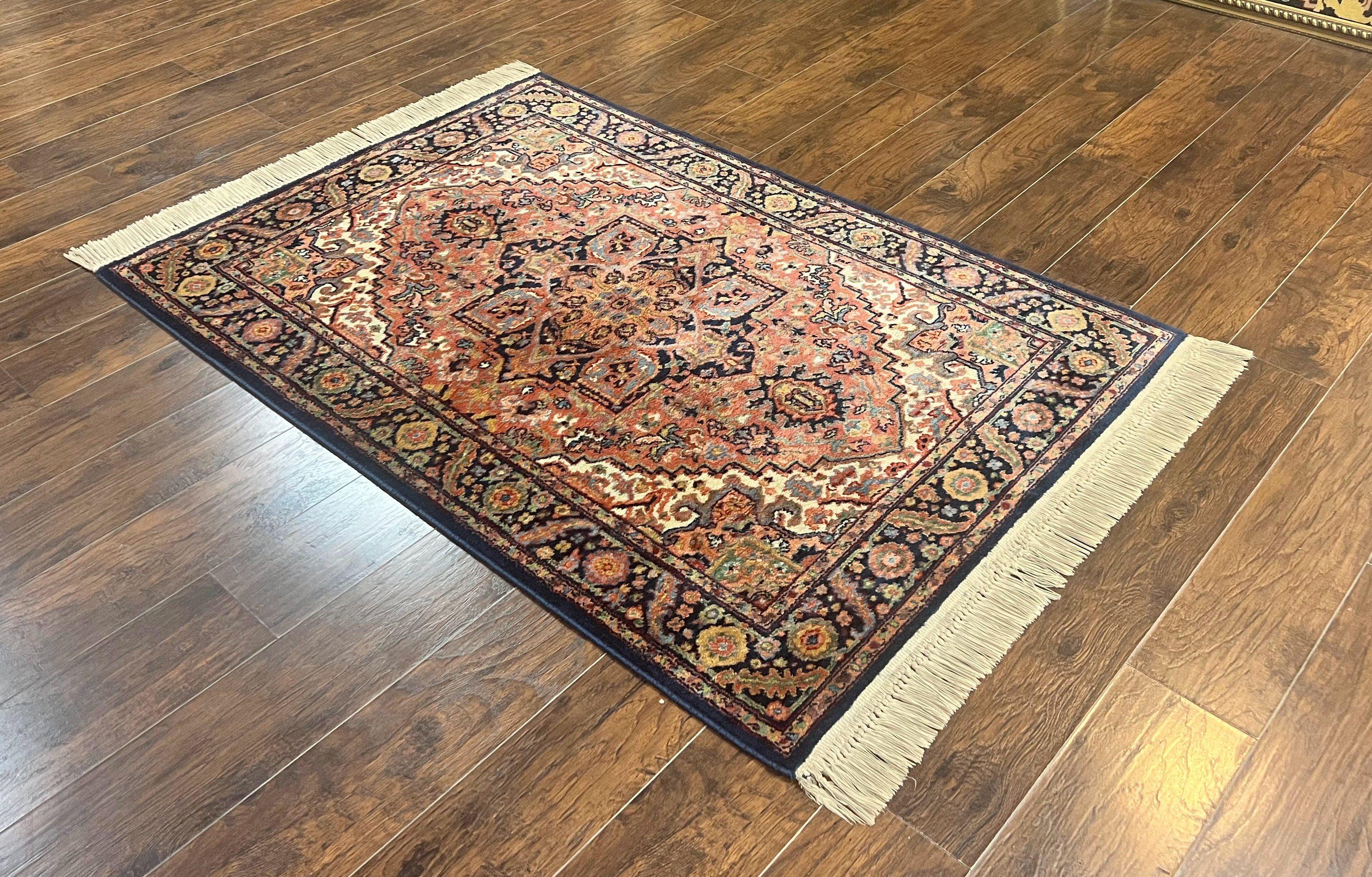 Karastan Rug 4x6, Karastan Heriz #726, Wool Pile Karastan Area Rug, Rare Hard to Find, Original 700 Series Vintage Discontinued Rug